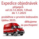 Expedice objednávek během Vánočního období